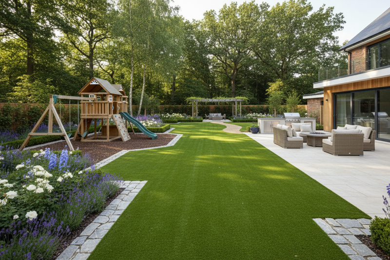 Modern Family Friendly Landscaping